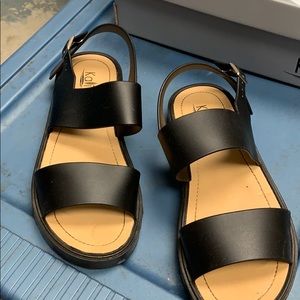 Kali Black Sandals 9